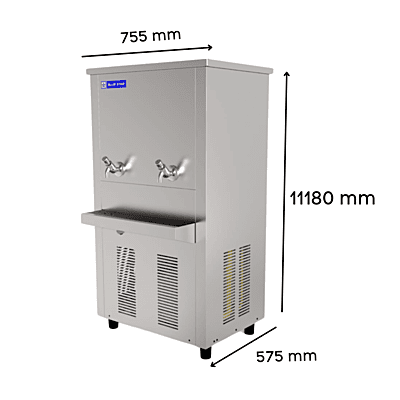 Dimension of Blue star sdlx 80120B stainless steel water cooler dealer in Gurgaon Dimension of Blue star sdlx 80120B stainless steel water cooler dealer in Gurgaon