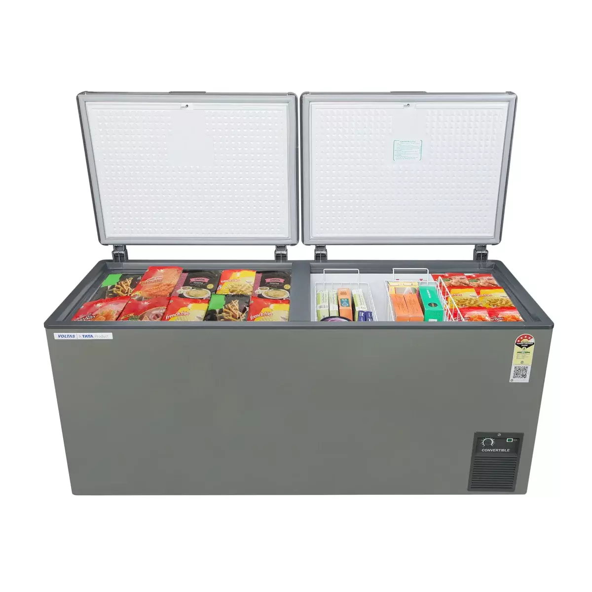 Voltas 421L Hard Top Convertible Deep Freezer (CVF500DA4-P1-GW
