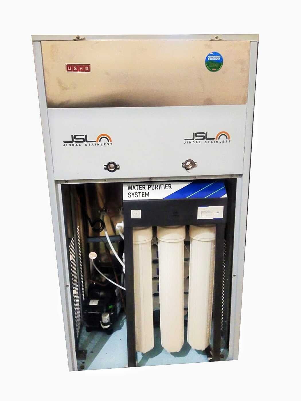 80 liter storage Usha SS6080 water cooler with RO. 80 liter storage Usha SS6080 water cooler with RO.