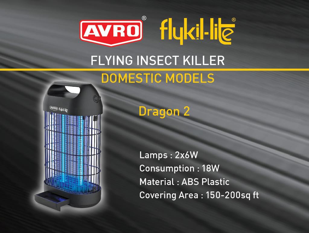 Avro Dragon-2 flying insect killer machine
