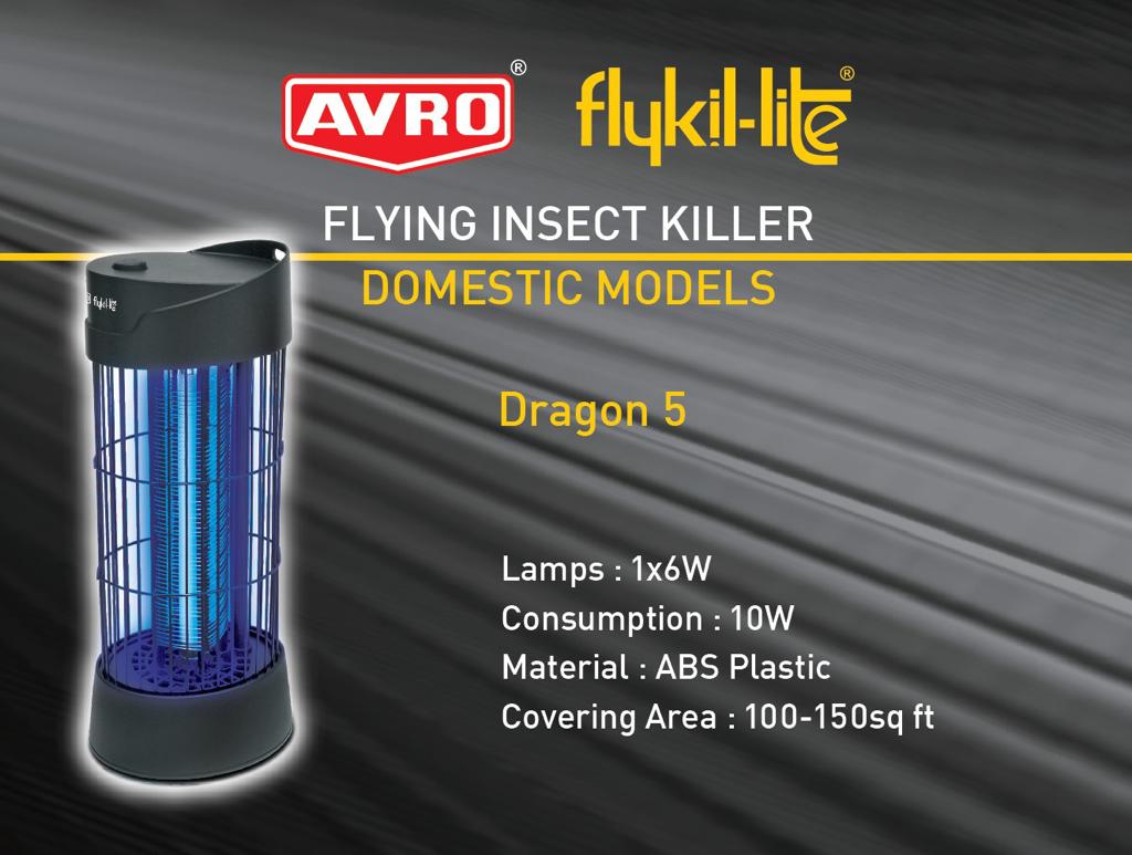 Avro Dragon-5 flying insect killer machine