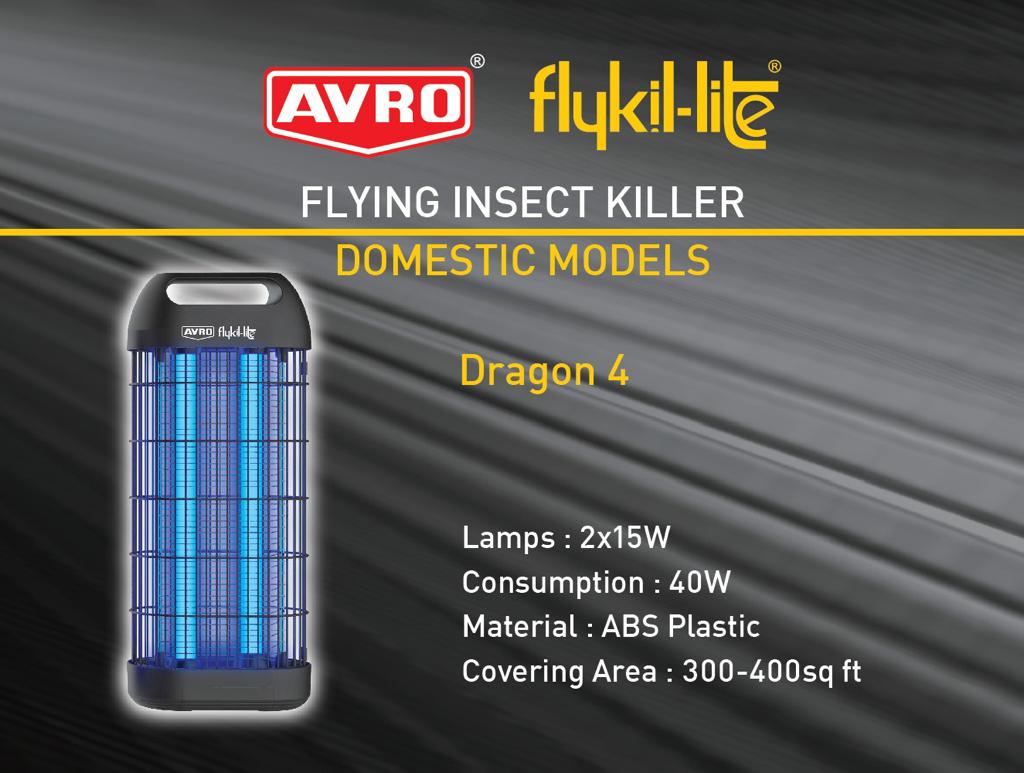 Avro Dragon-4 flying insect killer machine