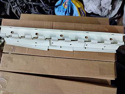 Ms body Hanger and clamps for Buzz lite Pvc strip curtain 3 mm Ms body Hanger and clamps for Buzz lite Pvc strip curtain 3 mm