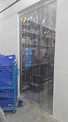 Buzz lite Climate Control Pvc strip curtain Buzz lite Climate Control Pvc strip curtain