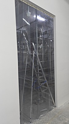 Buzz lite Climate Control Pvc strip curtain Buzz lite Climate Control Pvc strip curtain