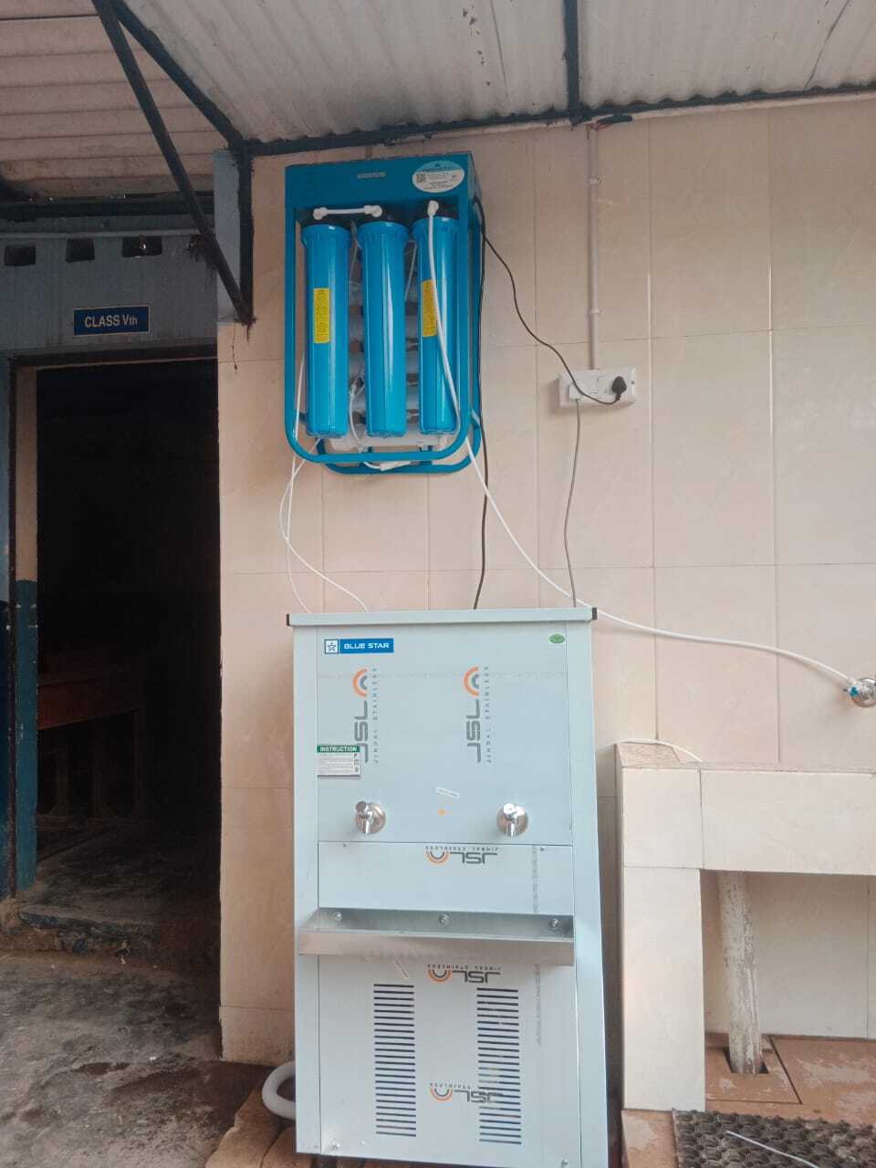Power Jal Pro Stream 50 A installed in a water cooler. Power Jal Pro Stream 50 A installed in a water cooler.