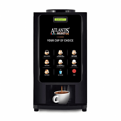 Atlantis Select-7-hot-beverage-option coffee vending Machine