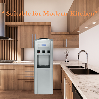 Suitable for Modern Kitchen: Blue star BWD3FMRGA- Grey Water dispenser with cooling cabinet Suitable for Modern Kitchen: Blue star BWD3FMRGA- Grey Water dispenser with cooling cabinet