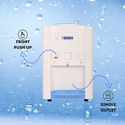 Blue star Bottled Water Dispenser-with Plastic faucets and panels Blue star Bottled Water Dispenser-with Plastic faucets and panels