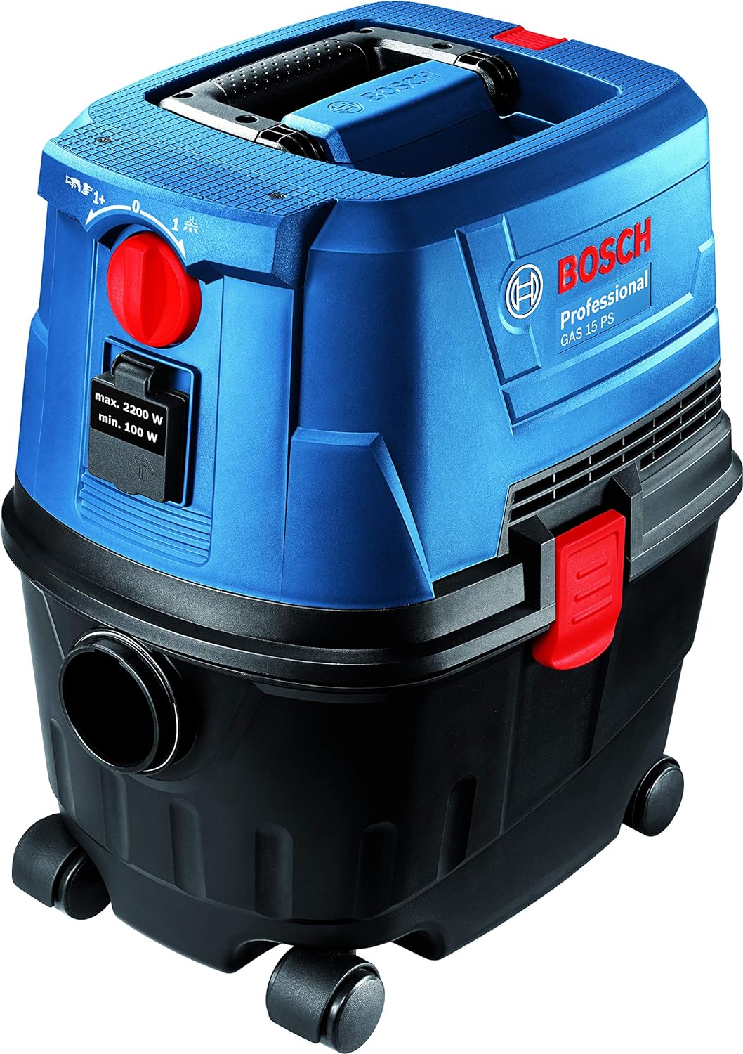 Bosch GAS 15 PS Heavy duty, Wet and dry corded, 1100 watt vacuum cleaner