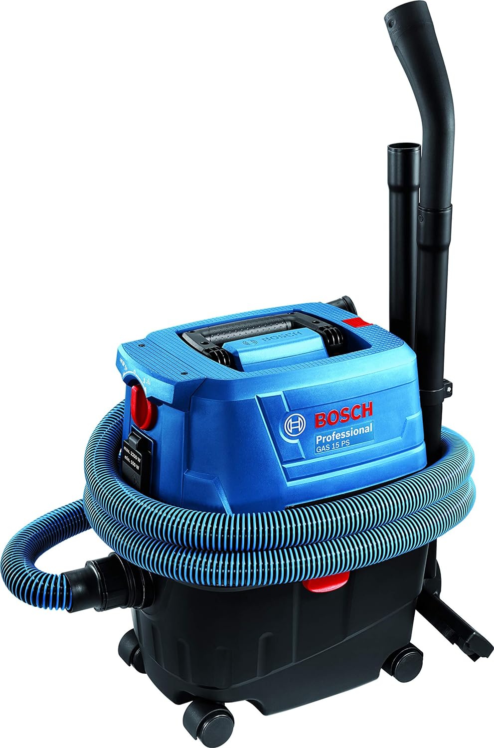 Bosch GAS 15 PS Heavy duty, Wet and dry corded, 1100 watt vacuum cleaner