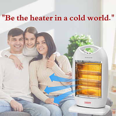 Padmini Volcano Halogen Heater with Overheat Protection