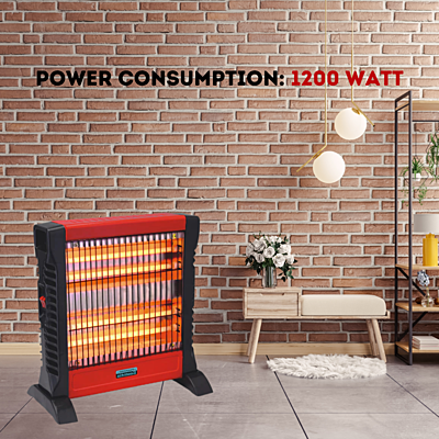 Quickly heat up any space with the Padmini Rapid 1200 quartz heater. Quickly heat up any space with the Padmini Rapid 1200 quartz heater.