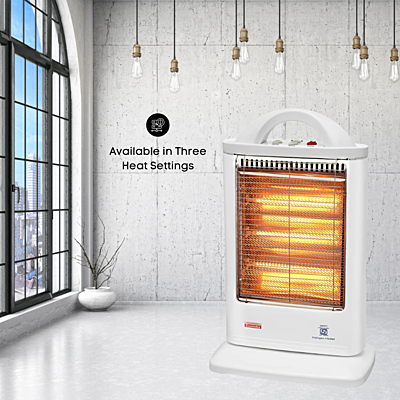 Padmini TRYLO 1200 Halogen Heater with Three Heat Settings Padmini TRYLO 1200 Halogen Heater with Three Heat Settings