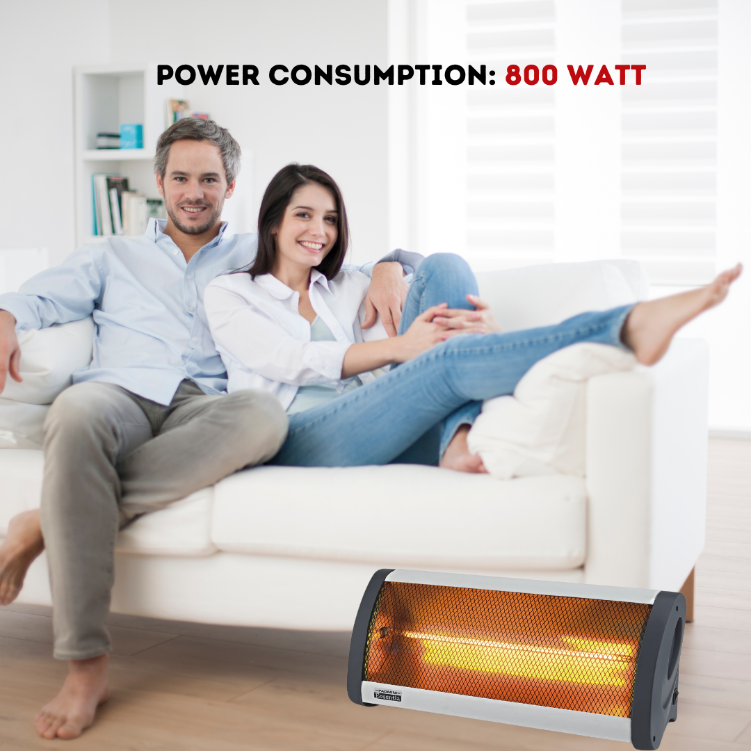 Energy-efficient Padmini Carbon Heater Diva 800 with 800 watts of power. Energy-efficient Padmini Carbon Heater Diva 800 with 800 watts of power.