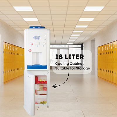 Atlantis One Cooling Cabinet water dispenser with with 18 Litres Refrigerator Capacity Atlantis One Cooling Cabinet water dispenser with with 18 Litres Refrigerator Capacity