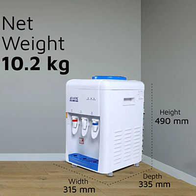 Dimension of Atlantis Sky Table Top water dispenser Dimension of Atlantis Sky Table Top water dispenser