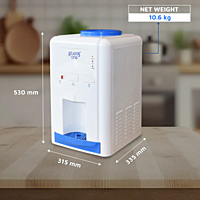 Dimension of Atlantis One Child-Safe Water Cooler with Hot/cold and normal water option Dimension of Atlantis One Child-Safe Water Cooler with Hot/cold and normal water option