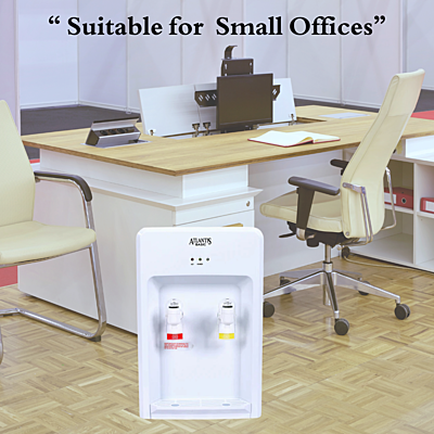 Suitable for Small Offices: Atlantis Basic Mini Water dispenser with Hot and Normal water option Suitable for Small Offices: Atlantis Basic Mini Water dispenser with Hot and Normal water option