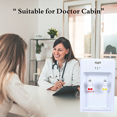 Suitable for Doctor Cabin: Atlantis Basic Mini Water dispenser with Hot and Normal water option Suitable for Doctor Cabin: Atlantis Basic Mini Water dispenser with Hot and Normal water option