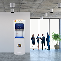 Sleek and stylish water dispenser perfect for home or office use. Sleek and stylish water dispenser perfect for home or office use.