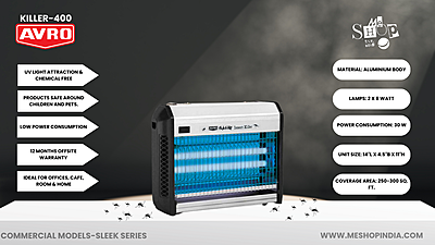 Infographic image of Avro flykil-lite killer 400 insect killer Infographic image of Avro flykil-lite killer 400 insect killer