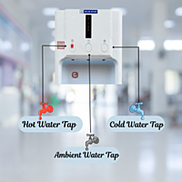 Available three water options: Hot/cold and normal water option Available three water options: Hot/cold and normal water option