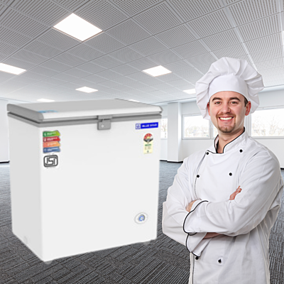 Blue Star CF4-180NEYW Deep Freezer with Storage Baskets Blue Star CF4-180NEYW Deep Freezer with Storage Baskets
