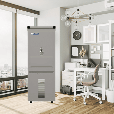 Upgrade your office with a Blue Star SDLX 2020 ET 20 liter stainless steel water cooler. Upgrade your office with a Blue Star SDLX 2020 ET 20 liter stainless steel water cooler.
