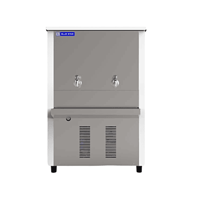 Front view of Blue star NST 170150 industrial water cooler with 150 liter storage