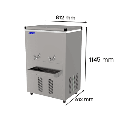 Dimension of Blue Star Storage Water Cooler SWC Series-SWC120120SS Dimension of Blue Star Storage Water Cooler SWC Series-SWC120120SS