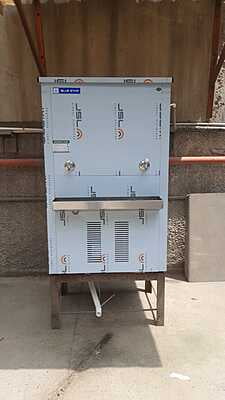 Original images of Blue Star SDLX 80120B stainless steel water cooler for high-traffic areas. Original images of Blue Star SDLX 80120B stainless steel water cooler for high-traffic areas.