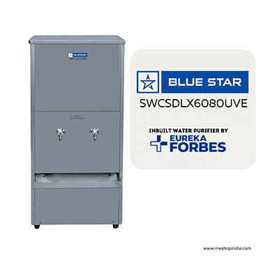 Modern water cooler with touch controls and UV purification. Modern water cooler with touch controls and UV purification.