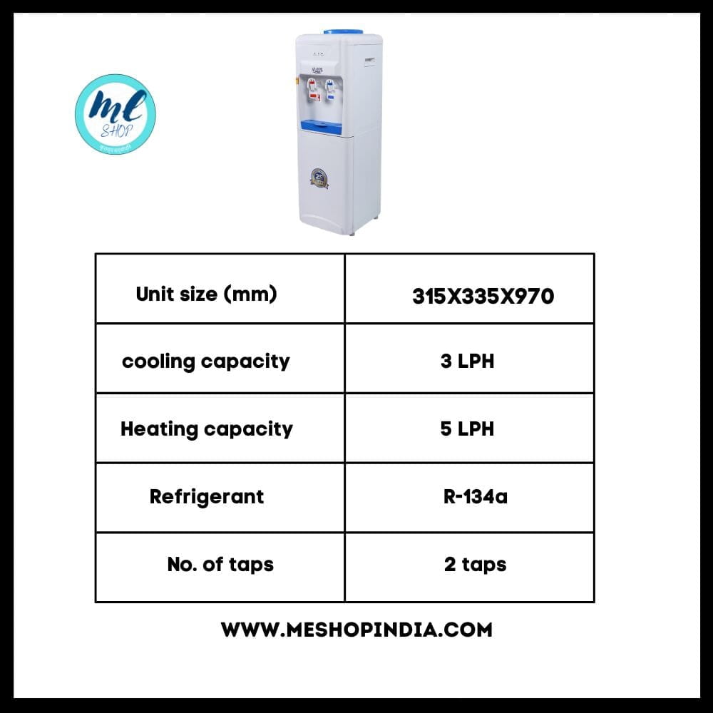 Specification of Atlantis Blue Hot/Cold water dispenser Specification of Atlantis Blue Hot/Cold water dispenser