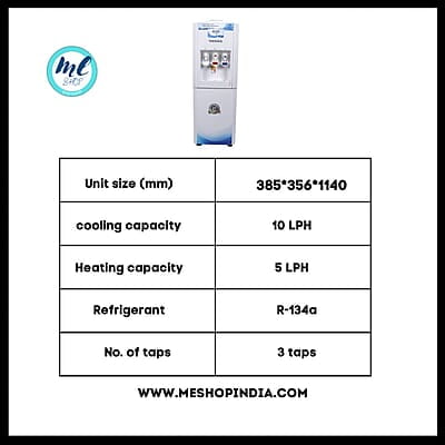 Specification of Atlantis super Bottled less water cooler Specification of Atlantis super Bottled less water cooler